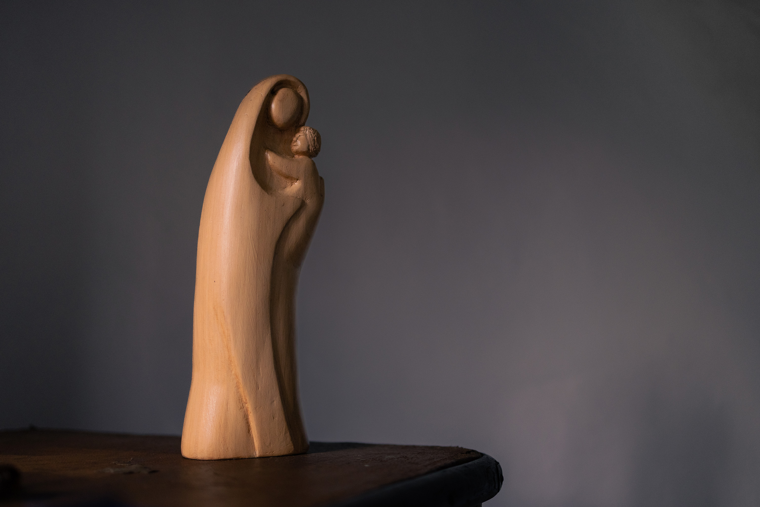 sculpture bois Marie